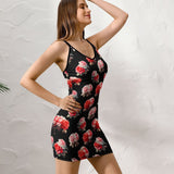 Sexy Spaghetti Strap Dress Women's sling dress