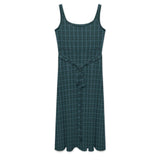 Sleeveless dress Tie Waist Sleeveless Dress