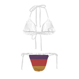 spectral print 2 Women's Halter String Bikini Set