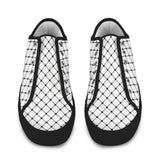 inverted net print 4A Seattle Low Top Women's Shoes (Model 1013-6)