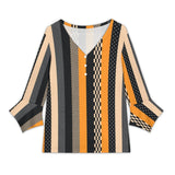 Women&#039;s V-Neck Petal Sleeve Blouse Petal sleeve top