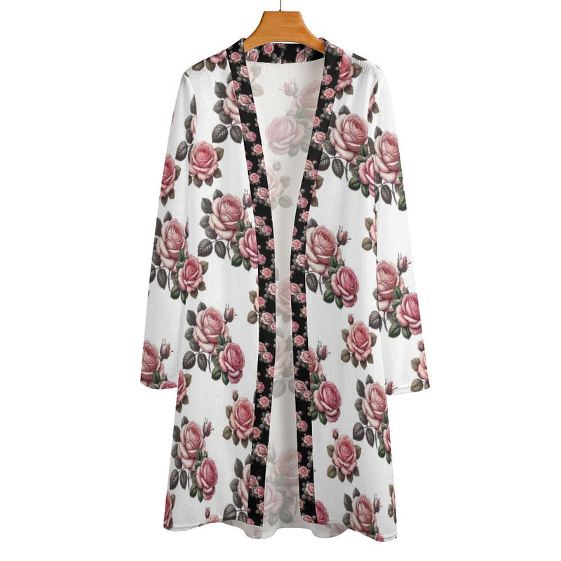 Women&#039;s Mid-Length Cardigan (NZ060) Medium length cardigan