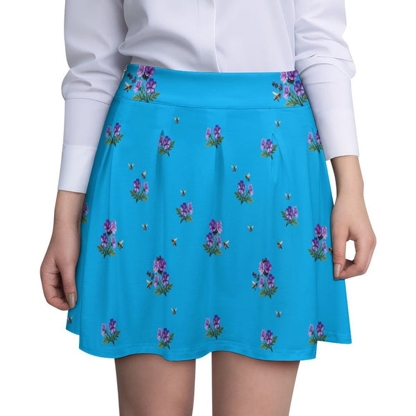 All Over Print Skater Skirt longuette