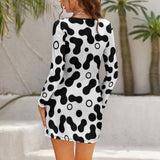 Hollow Slim-Fit Dress Slim dress with hollow waist