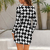 Hollow Slim-Fit Dress Slim dress with hollow waist