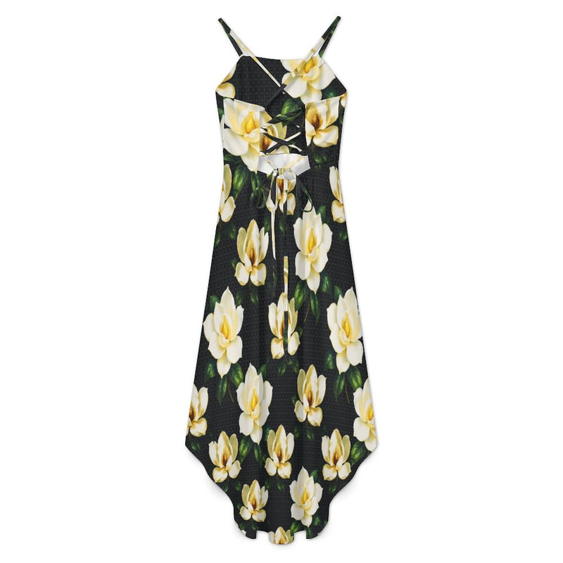 Tailcoat skirt Women's High-Low Spaghetti Strap Dress