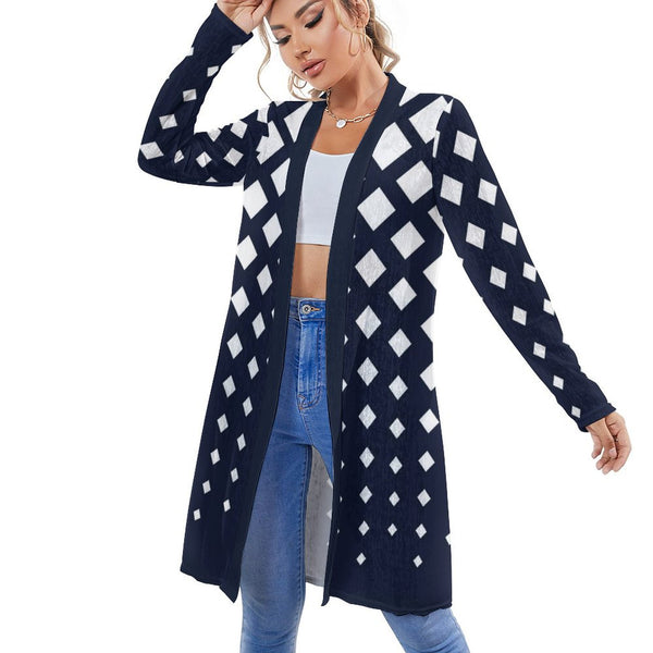 Women&#039;s Mid-Length Cardigan (NZ060) Medium length cardigan