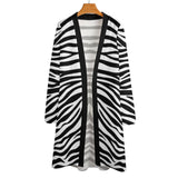 Women's Mid-Length Cardigan (NZ060) Medium length cardigan