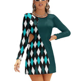 Hollow Slim-Fit Dress Slim dress with hollow waist