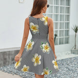 V-Neck Sleeveless Dress (NZ022)  Frocks