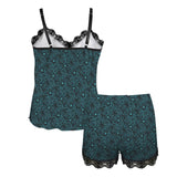 Paisley Women's Lace Camisole Pajama Set