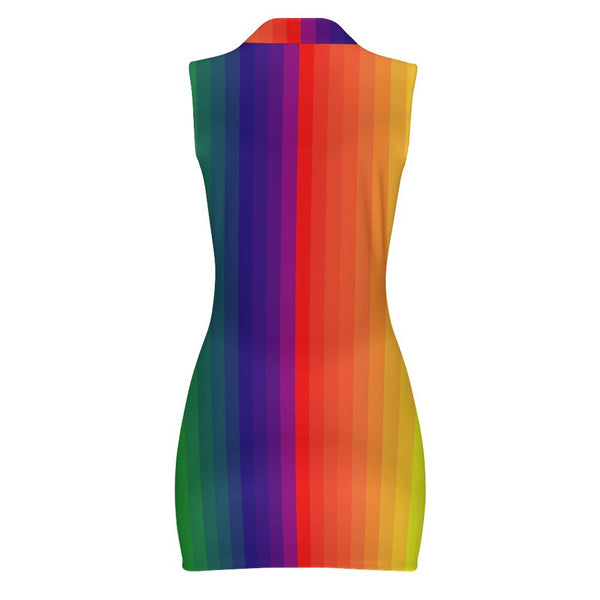 Polo Sleeveless Zip Up  Dress Sleeveless Polo shirt