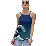Loose Halter Neck Camisole (N01) Printed Camisole