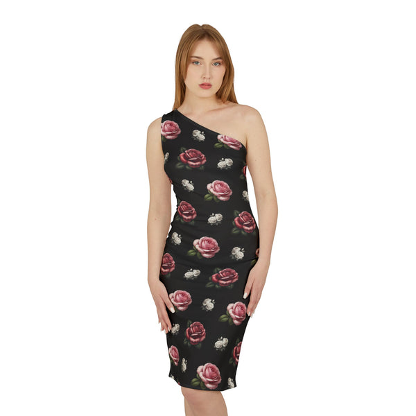 Rosette Symphony Shoulder Dress