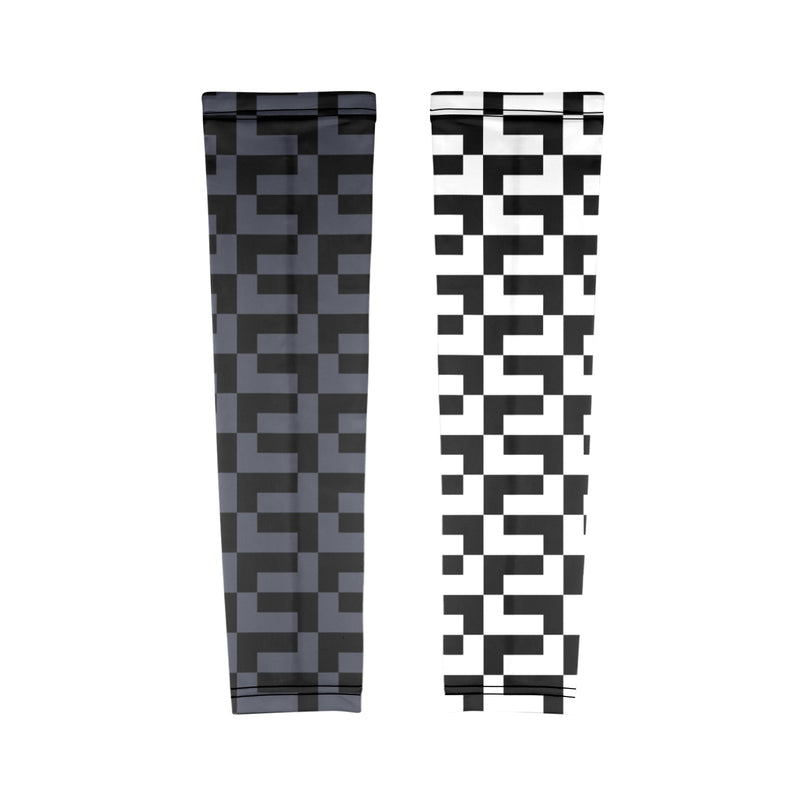 TET oga_leggings_template copy Arm Sleeves (Set of Two with Different Printings)