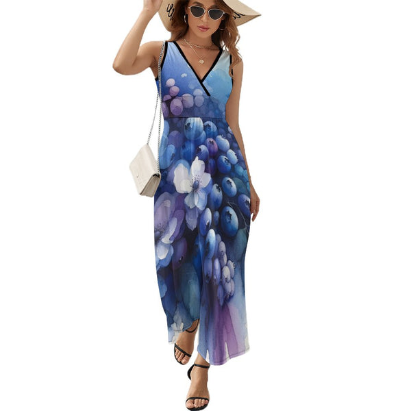 Sleeveless Long Dress (NZ028) Sleeveless dress