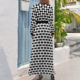 Long Sleeve High Neck Long Dress Long dress