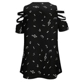 Women&#039;s Off Shoulder Zip V-Neck Tunic BE zip off shoulder top