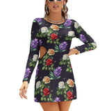 Hollow Slim-Fit Dress Slim dress with hollow waist