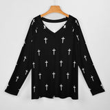 Women&#039;s Long Sleeve Loose Tee (TLREV2) Long sleeve loose tee