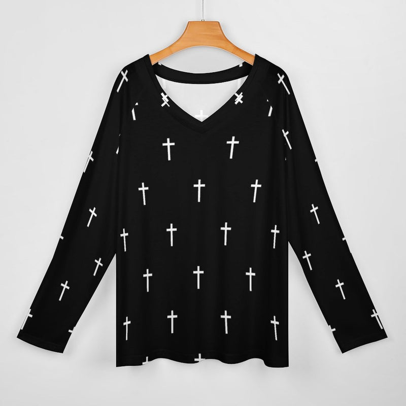 Women&#039;s Long Sleeve Loose Tee (TLREV2) Long sleeve loose tee