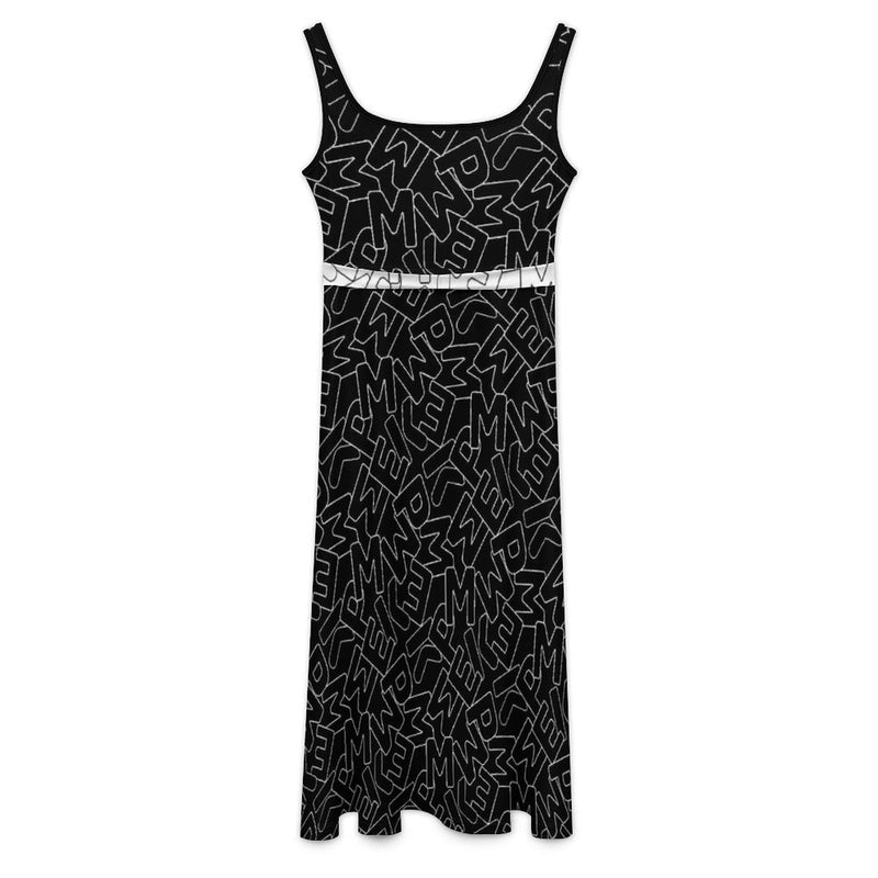 Sleeveless dress Tie Waist Sleeveless Dress