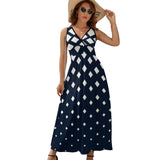 Sleeveless Long Dress (NZ028) Sleeveless dress
