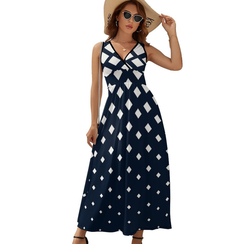 Sleeveless Long Dress (NZ028) Sleeveless dress