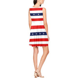 Stars and Stripes Thea Sleeveless Skater Dress