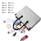 tight net 2 PU Leather Handbag-Medium (Model 1747)