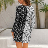 Hollow Slim-Fit Dress Slim dress with hollow waist