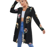 Women&#039;s Mid-Length Cardigan (NZ060) Medium length cardigan