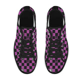 pi symbol print Seattle Low Top Women's Shoes (Model 1013-6)