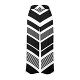 v bias print bw Women's Wide Leg Lounge Pants (Model L77)