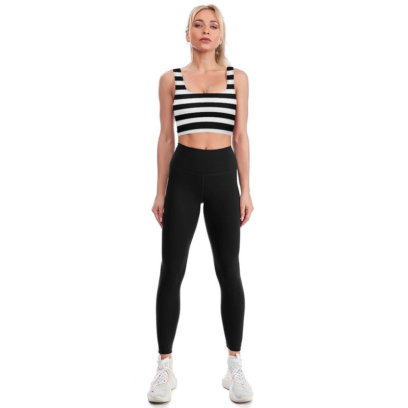 Striped Yoga Top