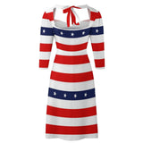 Stars and Stripes Sweetheart Dress