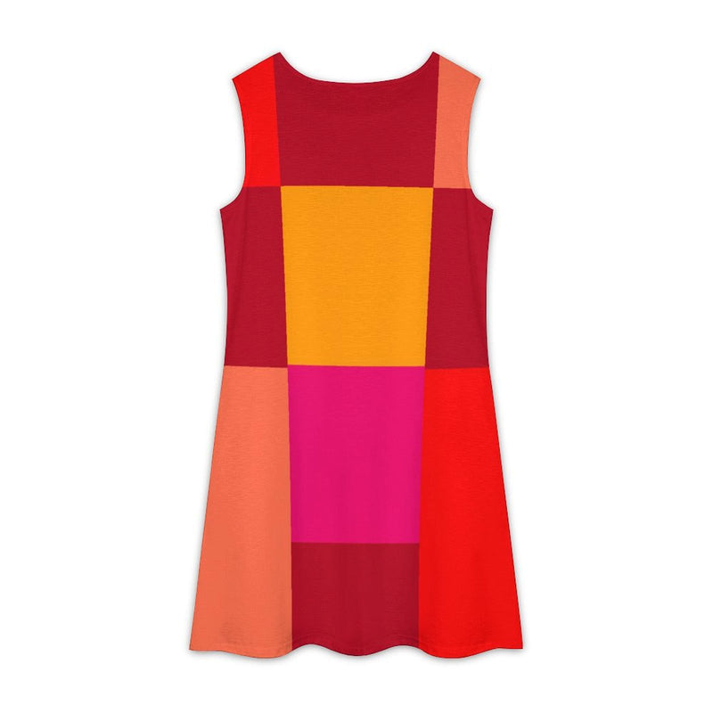 All Over Print Sleeveless Dress Sleeveless dress