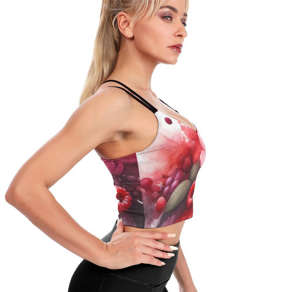 Yoga Top with Bra Pad Yoga Top