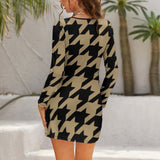 Slim dress with hollow waist Hollow Slim-Fit Dress
