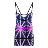 Neon Pulse Bodycon Cami Dress
