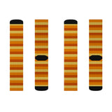 Retro Orange and Yellow Striped Socks