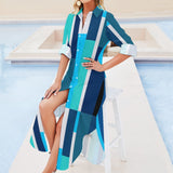 Button-Up Long Sleeve Shirt Dress Long sleeved shirt dress