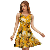 V-Neck Sleeveless Dress (NZ022)  Frocks