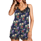 nature apiary Women's Lace Camisole Pajama Set