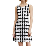 All Over Print Sleeveless Dress Sleeveless dress