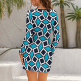 Hollow Slim-Fit Dress Slim dress with hollow waist