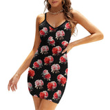 Sexy Spaghetti Strap Dress Women's sling dress