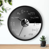 Mathematics Equation Wall Clock