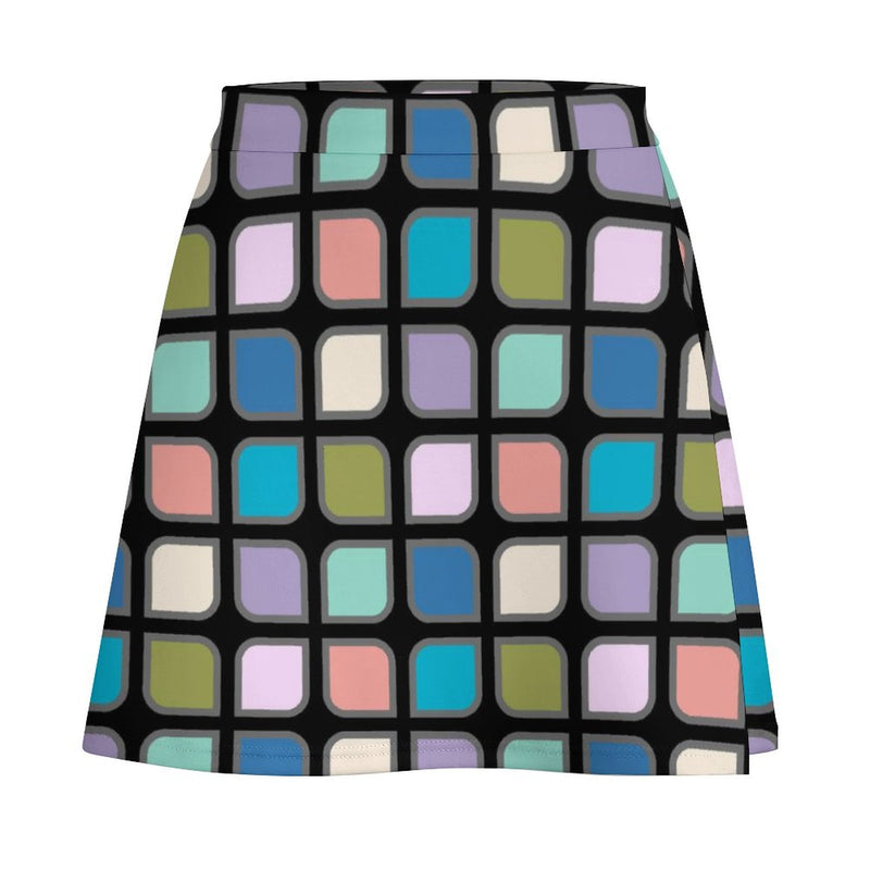 All Over Print Skirt (ALQ) Short skirt