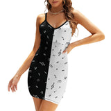 Sexy Spaghetti Strap Dress Women's sling dress